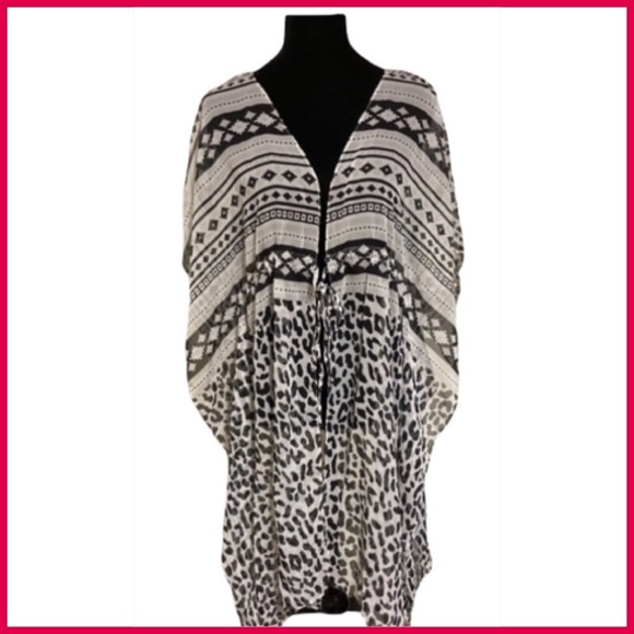 Other - NWT Leopard print cover up